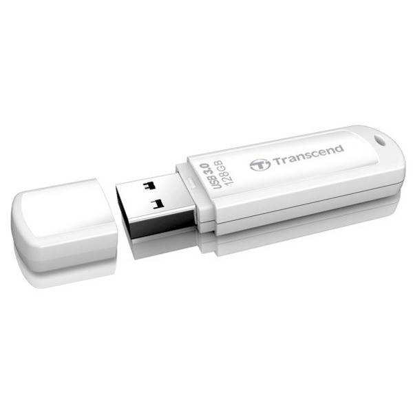 Transcend Накопитель 128GB USB 3.1 Type-A JetFlash 730 White