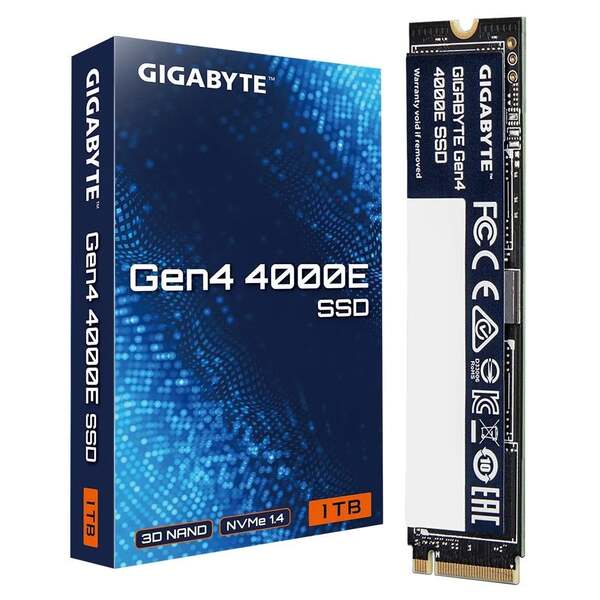 Накопитель SSD 1TB Gigabyte Gen4 4000E M.2 2280 PCIe 4.0 x4 3D NAND (G440E1TB)