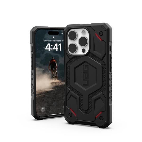 Чохол UAG для Apple iPhone 16 Pro Monarch Pro Magsafe, Kevlar Black (114456113940)