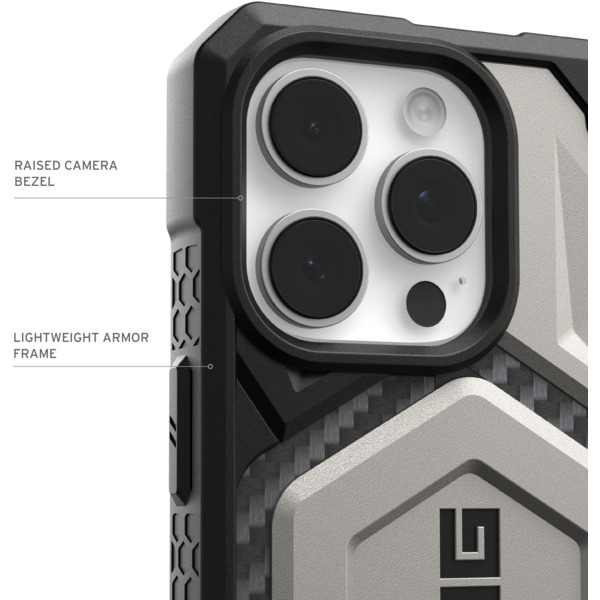 Чохол UAG для Apple iPhone 16 Pro Max Monarch Pro Magsafe, Titanium (114457113636)