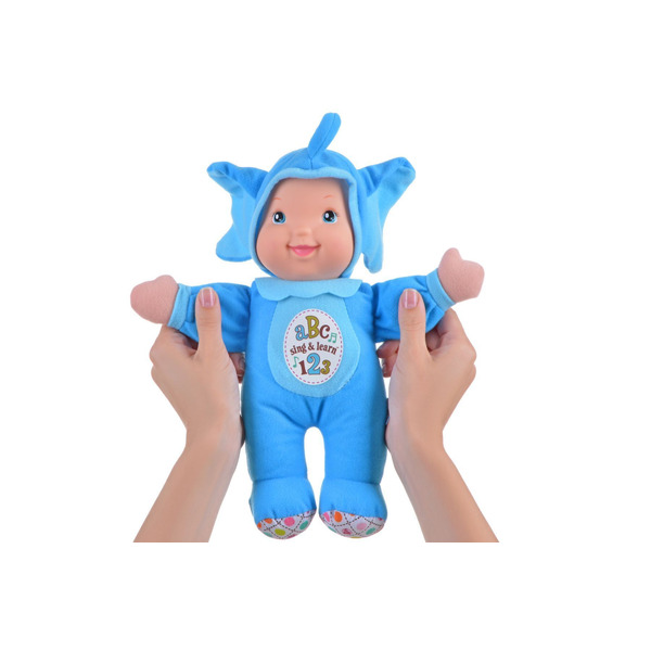 Мягкая кукла Baby'S First Sing and Learn голубой (21180-1)