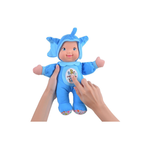 Мягкая кукла Baby'S First Sing and Learn голубой (21180-1)