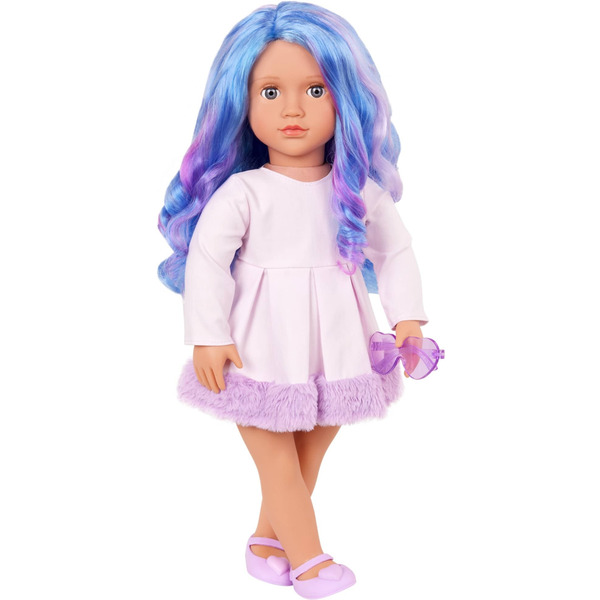 Лялька Our Generation Вероніка з різнобарвним волоссям 46см (BD31427Z)