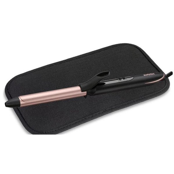 Плойка Babyliss, 37Вт, темп.режимов-6, D -19mm, 160-210С,  термо килимок, кварц, кераміка, чорно-рожевий