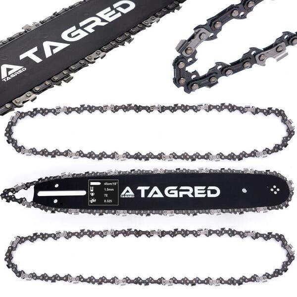 Комплект шина + 2 цепи 18"/45см/72/0,325"/1,5мм Tagred TA1154