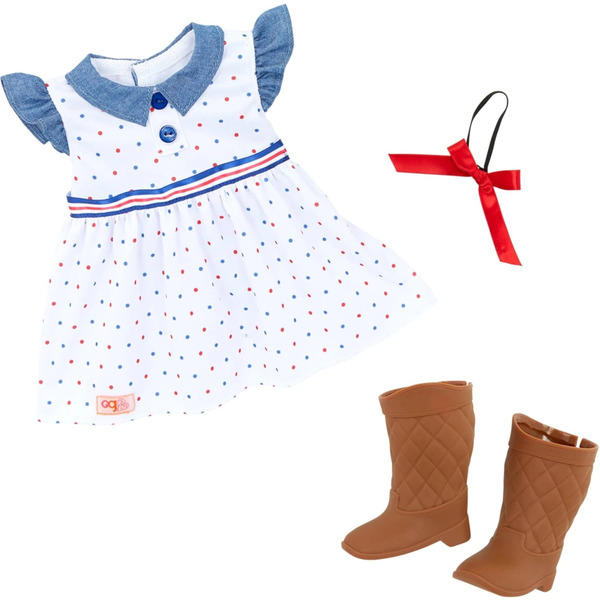 Лялька Our Generation Шеллі з лошам Аппалуза та аксесуарами 46см (BD31447Z)