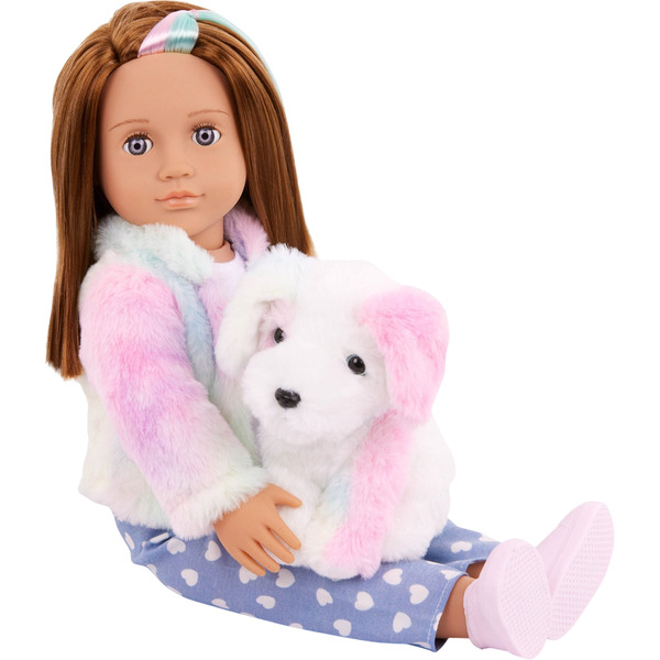 Лялька Our Generation Скайлар з цуценям Боу та аксесуарами 46см (BD31538Z)