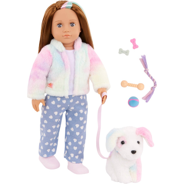 Лялька Our Generation Скайлар з цуценям Боу та аксесуарами 46см (BD31538Z)