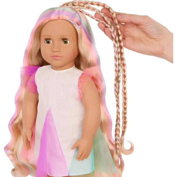 Лялька Our Generation Тессі зі зростаючим різнокольоровим волоссям 46см (BD31564Z)