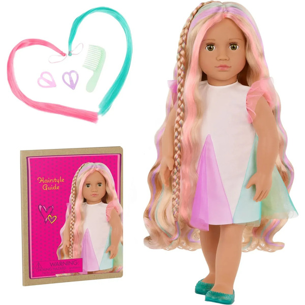 Лялька Our Generation Тессі зі зростаючим різнокольоровим волоссям 46см (BD31564Z)