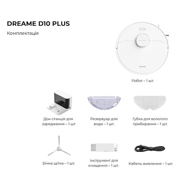 Робот-пылесос Dreame Bot D10s (RLS3L)