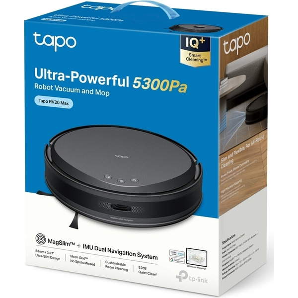 Робот-пилосос TP-LINK TAPO RV 20 MAX LIDAR (TAPO-RV20-MAX)