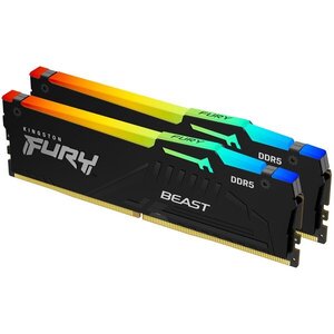 Оперативна пам'ять Kingston Fury Beast RGB Black KF552C40BBAK2-32
