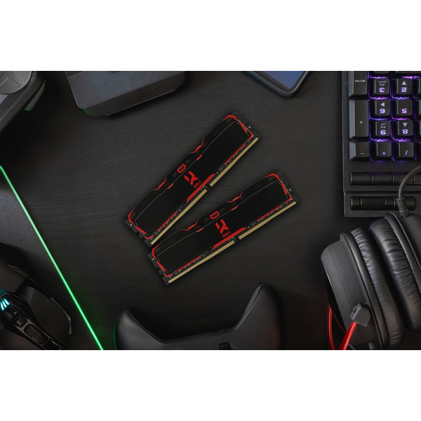 Модуль памяти DDR4 2x16GB/3200 Goodram Iridium X Black (IR-X3200D464L16A/32GDC)