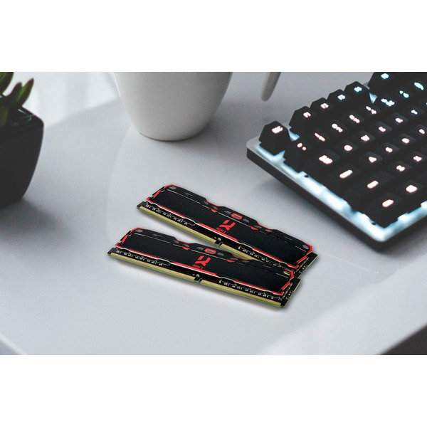 Модуль памяти DDR4 2x16GB/3200 Goodram Iridium X Black (IR-X3200D464L16A/32GDC)