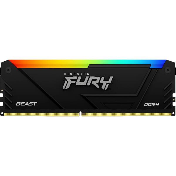 Оперативна пам'ять Kingston Fury Beast RGB KF436C17BB2AK2/16