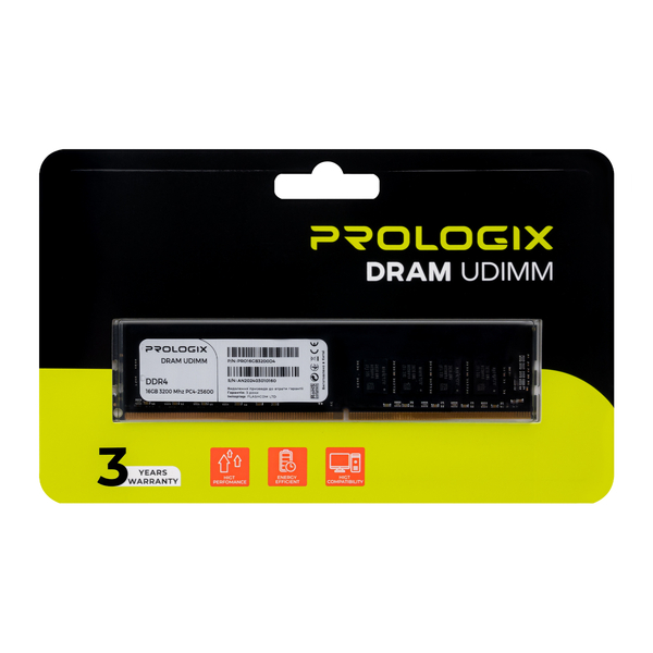 Оперативна пам'ять Prologix PRO16GB3200D4