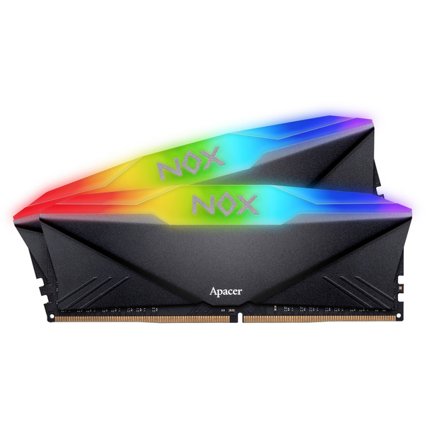 Модуль памяти DDR4 2x16GB/3200 Apacer NOX RGB Black (AH4U32G32C28YNBAA-2)