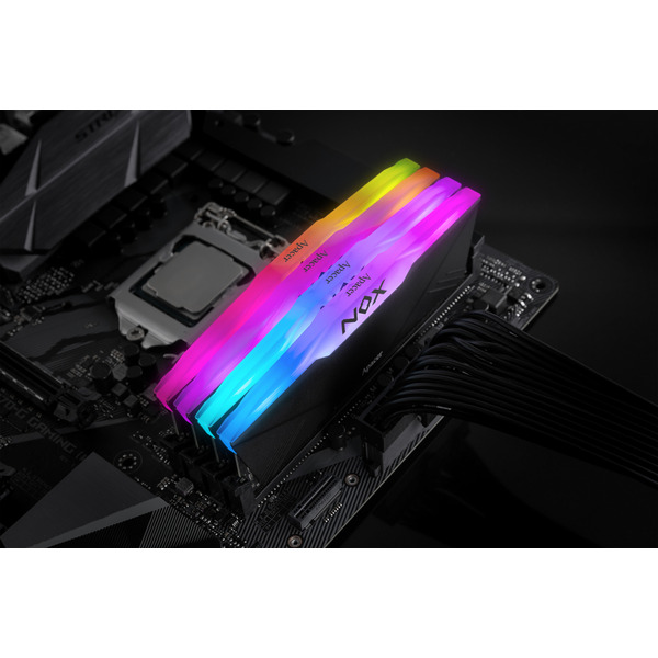 Модуль памяти DDR4 2x16GB/3200 Apacer NOX RGB Black (AH4U32G32C28YNBAA-2)