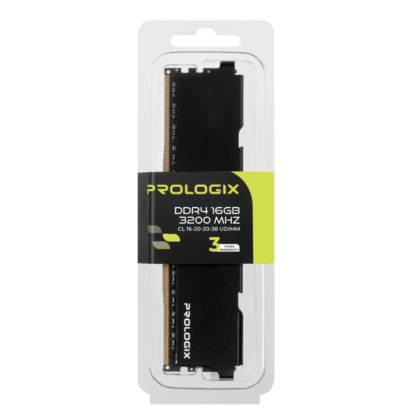 Оперативна пам'ять Prologix Black PRO16GB3200B4