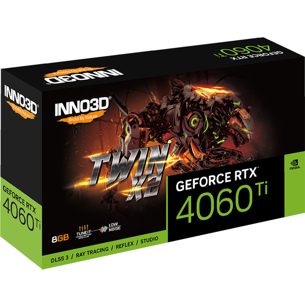 Видеокарта INNO3D GeForce RTX 4060 Ti N406T2-08D6-171153N
