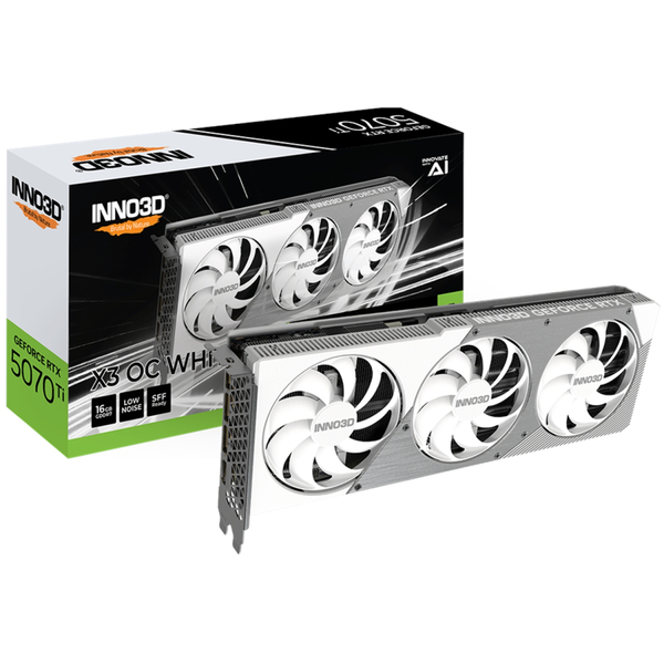 Видеокарта Inno3D GeForce RTX5070 Ti N507T3-16D7X-176068W
