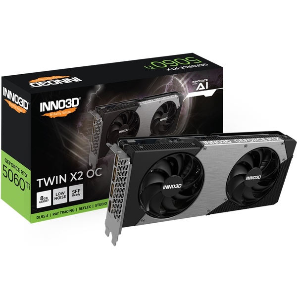 Відеокарта Inno3D GeForce RTX5060 Ti N506T2-08D7X-193075N