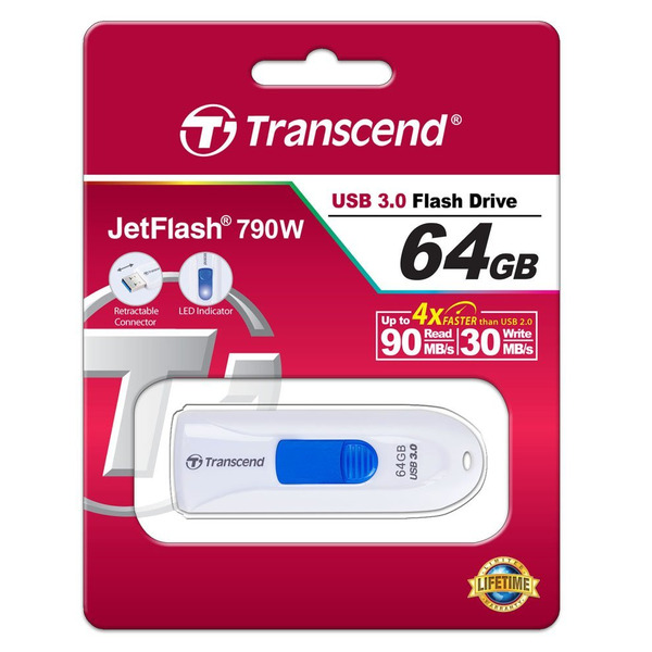USB-Флешка TRANSCEND JetFlash 790 TS64GJF790W