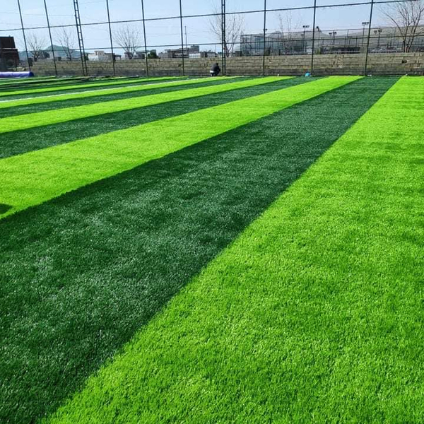 Искусственная трава для футбола ilke omega green/yellow 40mm 4m