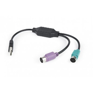 Адаптер PS/2 Cablexpert USB to PS/2 (UAPS12-BK)