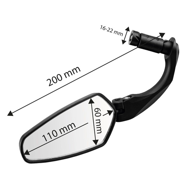 Дзеркало велосипедне Neo Tools із кронштейном (91-011)