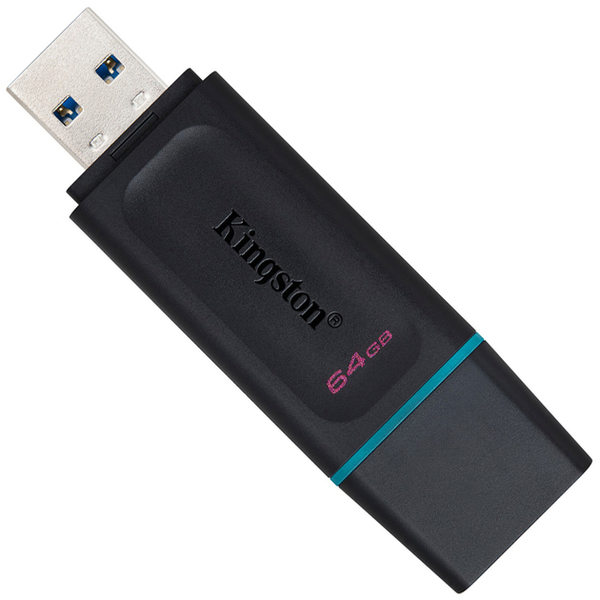 USB-Флешка USB Kingston DataTraveler Exodia 64GB USB 3.2 Gen1 Black/Teal (DTX/64GB)