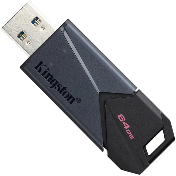 USB-Флешка USB Kingston DataTraveler Exodia Onyx 64GB USB 3.2 Gen1 Black (DTXON/64GB)