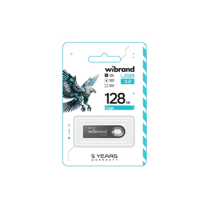 USB-Флешка Wibrand Eagle, USB 3.2 Gen 1, 128GB, Gray