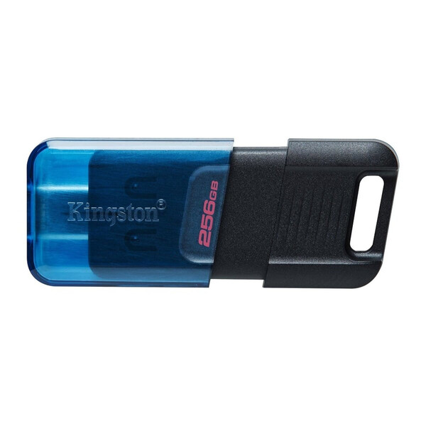 USB-Флешка Kingston DT 80M, USB 3.2, 256GB, Type-C, Black-Blue