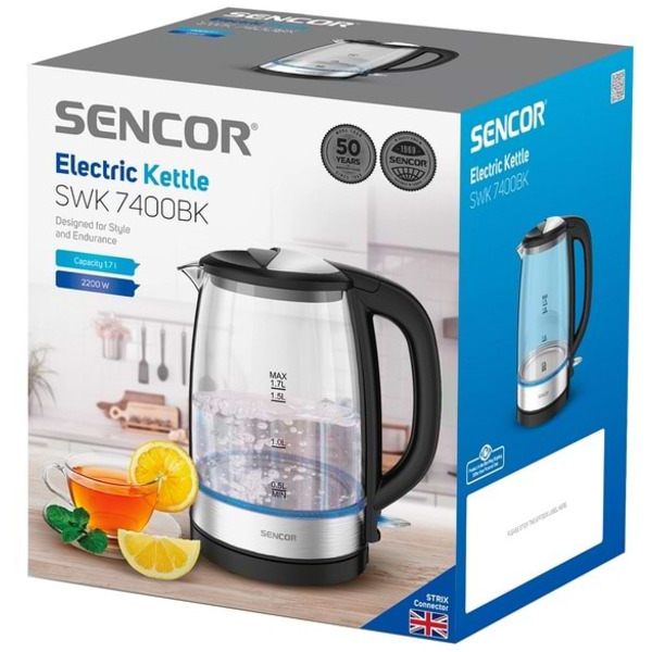 Електрочайник SENCOR SWK 7400BK