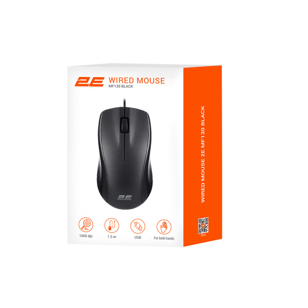 Миша 2E MF130 Черный (2E-MF130UB)