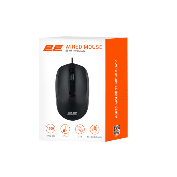 Миша 2E MF140 USB Black (2E-MF140UB)