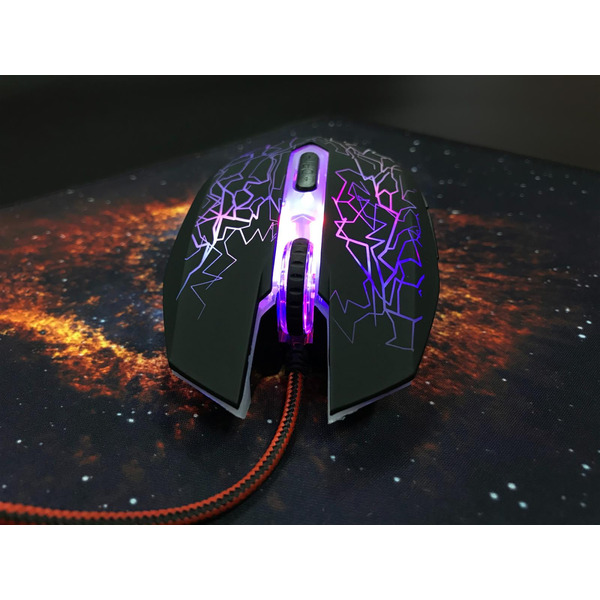 Мышь GamePro GS347 Black USB + коврик