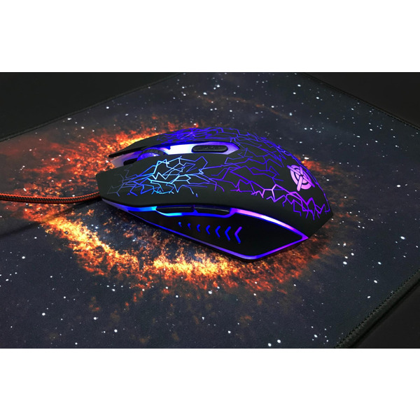 Мышь GamePro GS347 Black USB + коврик