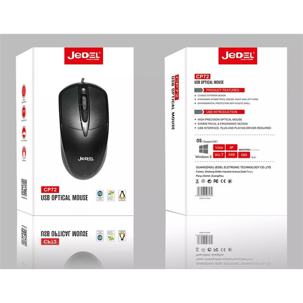 Мышь Jedel CP72 Black