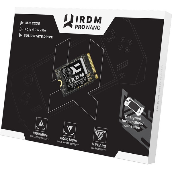 Накопитель SSD 1TB Goodram IRDM Pro Nano M.2 2230 PCIe 4.0 x4 3D NAND (IRP-SSDPR-P44N-01T-30)