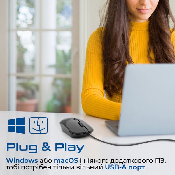 Миша Promate CM-2400 Черный