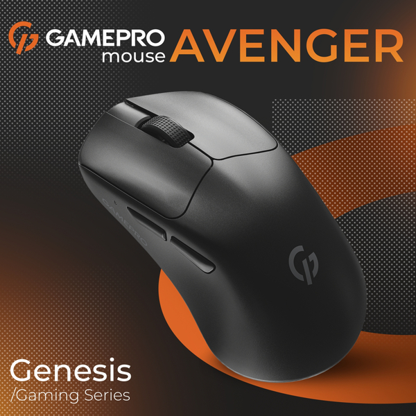 Миша GamePro Genesis Avenger Black (GM096B)