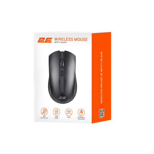 Миша 2E MF217 WL Black 2E-MF217WB