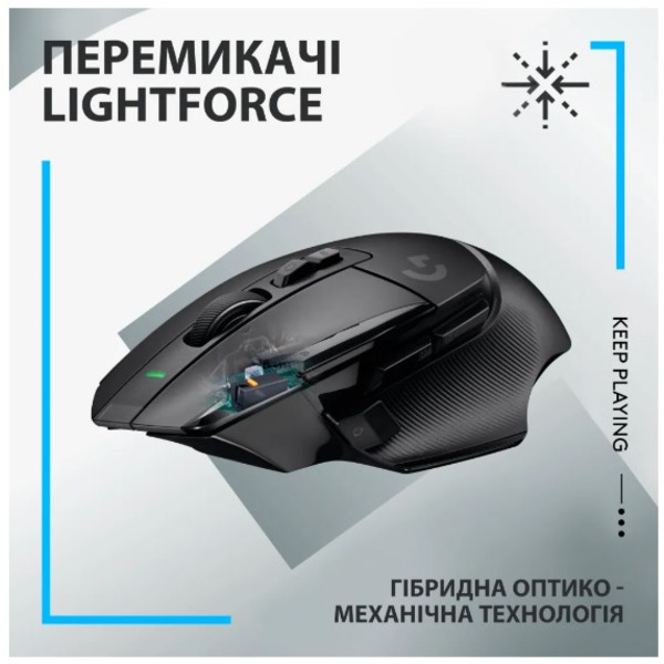 Миша Logitech G502 X Lightspeed Black (910-006180)