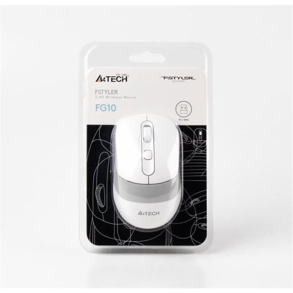 Миша A4Tech FG10 White USB