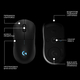 Миша Logitech G Pro 2 Lightspeed Black (910-007295)
