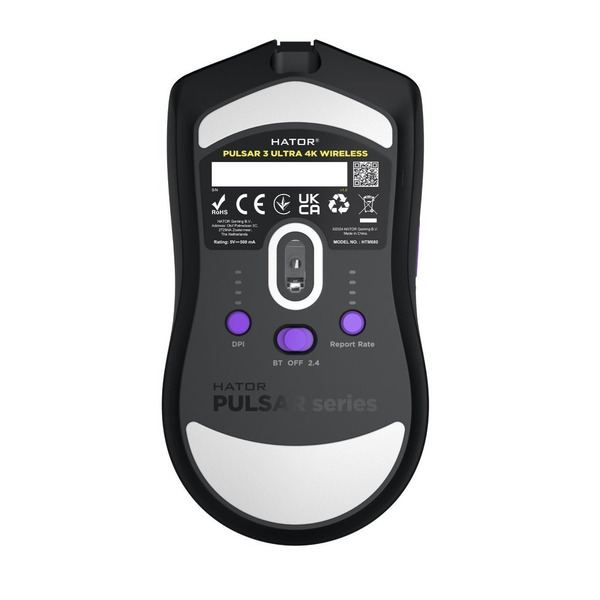 Миша Hator Pulsar 3 Ultra 4K Wireless Black (HTM680)