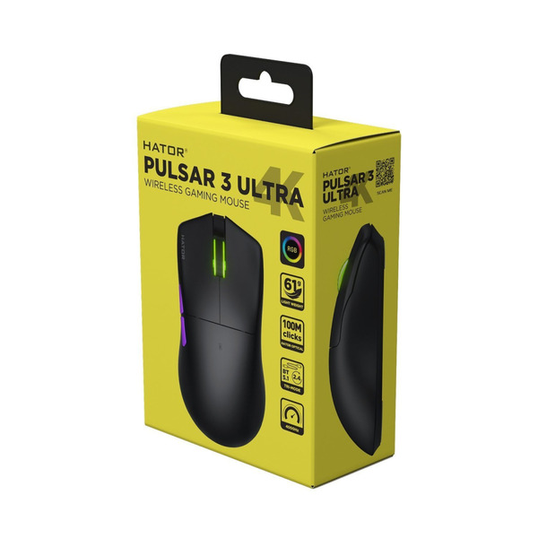 Миша Hator Pulsar 3 Ultra 4K Wireless Black (HTM680)